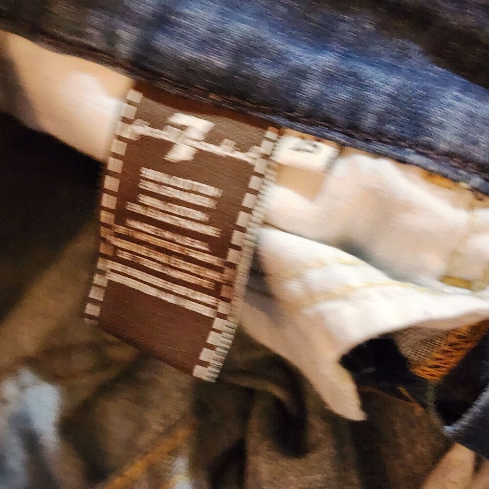 7 For All Mankind High Waist Skinny Size 25 x 28 medium wash jeans Made in USA - Picture 6 of 7